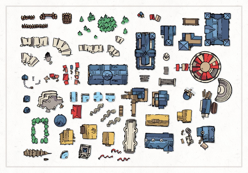 Wonderdraft Town & City Map Assets Pt.3, preview Wonderdraft Town & City Map Assets Pt.3, preview